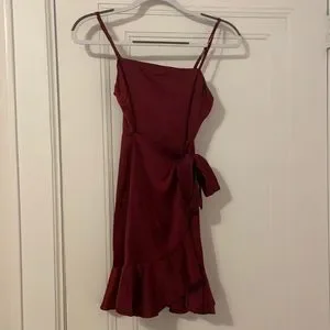 Princess Polly Dresses Princess Polly Aleutian Mini Dress In Wine Size 2 Poshmark